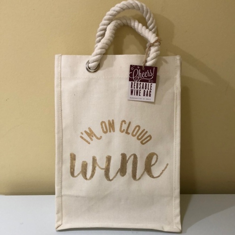 Wine Tote Wine canvas Handbag Wine Gift Bag Wine travel luggage case organizer